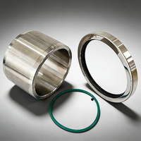 Joint d'étanchéité d'arbre de compresseur d'air en PTFE, bagues d'arbre en acier inoxydable, pièces de rechange