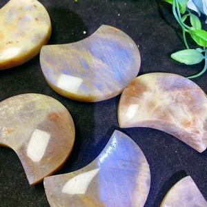 Hot Bán Tự Nhiên Chất Lượng Cao Pha Lê Màu Xanh Moonstone Moon Cho Trang Trí Nội Thất - Product Image 5