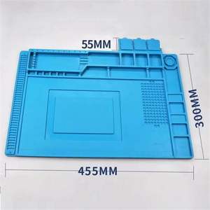 Plataforma de mantenimiento de alfombrilla de escritorio para alfombrilla de trabajo magnética Bga, alfombrilla de silicona para soldadura para reparación de teléfonos móviles - Product Image 2