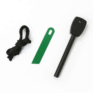 Allume-feu de survie portable miniature de qualité supérieure KongBo avec marteau vert - Product Image 6