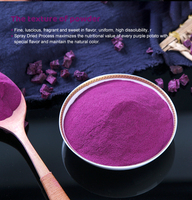 Poudre de Patate Douce Violette Qualité Alimentaire Colorant Naturel 80 Mesh Ingrédients pour Bubble Tea Emballage Fût/Carton Certifié ISO 24