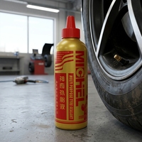 Liquide d'étanchéité rapide pour réparation de pneus 350 ml – Solution magique pour crevaisons de pneus sans chambre à air et réparation sur le côté de la route