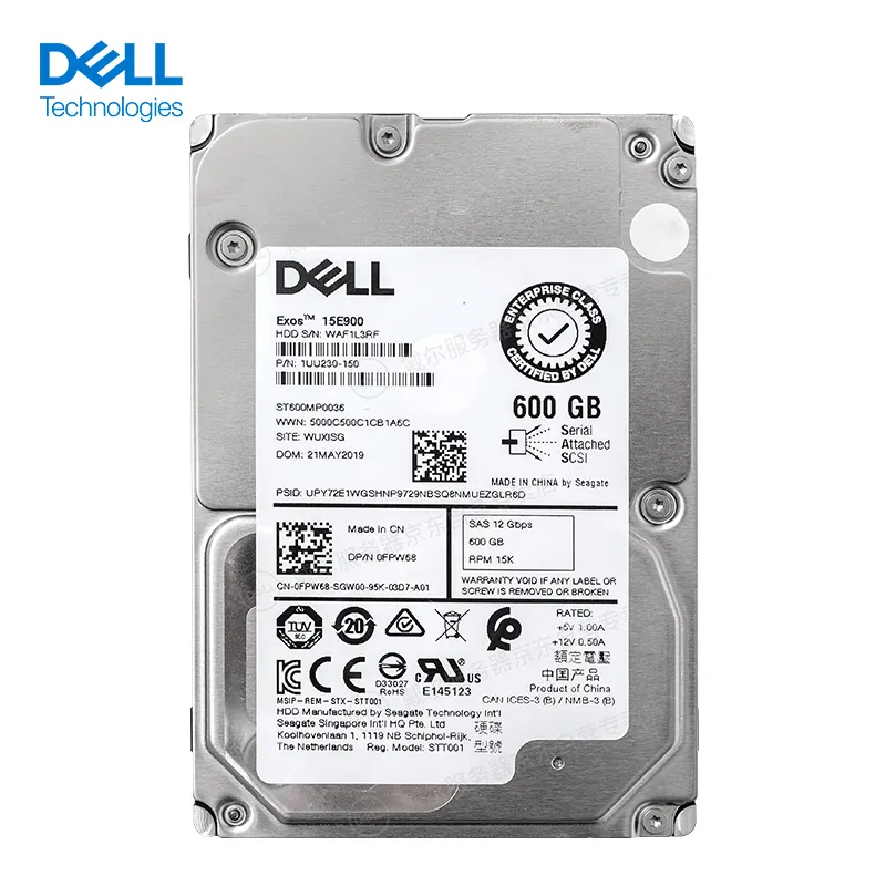 HDD Disk for Dell 600GB 15K SAS/SATA 2.5 Hard Disk Drive hdd sas 2.5