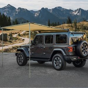 Tente de toit pare-soleil pour voiture, fabrication OEM, quatre saisons, double couche, tissu Oxford, imperméable, installation rapide, auvent latéral pour voiture - Product Image 6