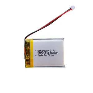 KC Certified 902830 523040 682045 052068 852540 3.7V 650mAh Lithium Polymer Rechargeable Lipo Battery