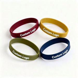 Multi-Color Printed Logo for Team Building and Celebrations Silicone Wristbands - Product Image 4