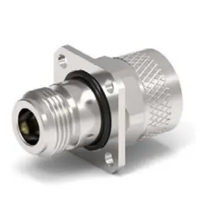 Factory Price N Type Female To Male Adapter 4-Hole Flange Stainless Steel DC To 18GHz RF Connector
