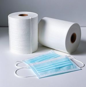 Kain ringan dan tidak ditenun dengan fitur polos, masker wajah tahan air dan gaya silang - Product Image 5