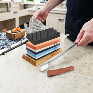 Pierre <span class=keywords><strong>à</strong></span> aiguiser les couteaux de cuisine, pierre <span class=keywords><strong>à</strong></span> aiguiser naturelle, combinaison d'aiguisage <span class=keywords><strong>à</strong></span> l'<span class=keywords><strong>eau</strong></span> - Product Image 2