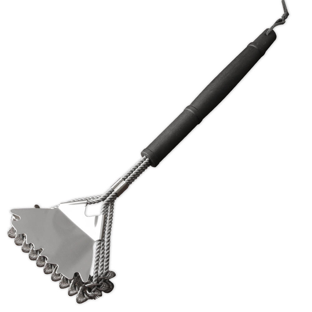 white Spiral spring brush with shovel