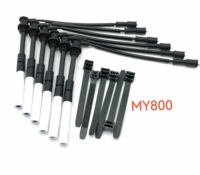 Nouveau kit de câbles d'allumage haute tension de remplacement OE 6 pièces MY800-3705071 avec pince fixe pour moteur à gaz série Yuchai