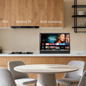 ทีวีพกพา Android LED HDTV สำหรับตั้งแคมป์ ขนาด 14-20 นิ้ว 12V HD720p/FHD1080p ISDB-T ATSC พร้อมช่องต่อสัญญาณทีวี - Product Image 1