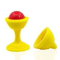 Tour de magie classique de rue, petite taille, boule et vase, accessoire de magie facile à réaliser, accessoires de magie d'illusion, jouets pour la promotion