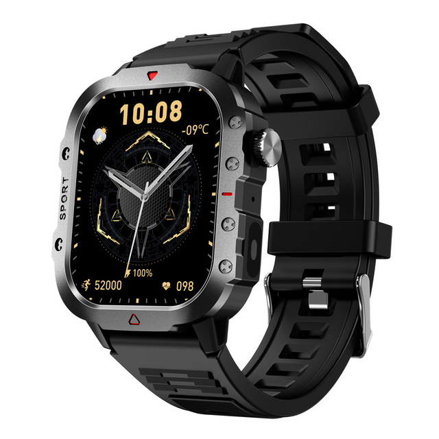 2025 Ultra Smart H11 Sports Watch with Flashlight for Wireless Calling & Message Reminder Compatible with Android IPS Display