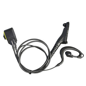 G Type Bodyguard Earpiece with Microphone for Motorola DP Series Radios Durable Plastic Construction - Product Image 2