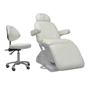 Sedia da letto per il viso di bellezza elettrica in stile di lusso sedia da letto di bellezza in bianco e nero ZY-2035 - Product Image 4