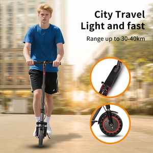 <span class=keywords><strong>Trottinette</strong></span> électrique pliable en alliage d'aluminium, légère, longue autonomie (40-60 km), vitesse numérique 40 km/h, batterie amovible, 3 roues - Product Image 2