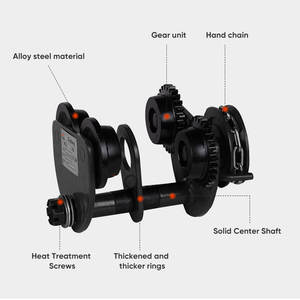 कारखाने के लिए स्टील मोनोरेल चेन होस्ट कन्वेयर सिस्टम के लिए प्रीमियम तैयार ट्रॉली - Product Image 4