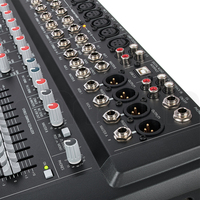 Console de mixage audio professionnelle CMS1000-3 à 10 canaux avec 99 effets DSP pour les performances sur scène, enregistrement USB
