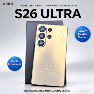โทรศัพท์มือถือรุ่น S26 ultra โคลน ปี 2026 ใหม่เอี่ยม ระบบปฏิบัติการ Android 15 หน้าจอ 7.3 นิ้ว ความจุ 512GB/1TB ชิปประมวลผล 10-core รองรับซิมคู่ 4G/5G สมาร์ทโฟนแท้ - Product Image 1
