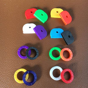 Étiquette d'identification de clé, manchon en silicone - Couleur personnalisée, ensemble de capuchons de protection pour clés pour l'organisation de la maison - Product Image 2