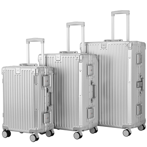 Vali cứng khung nhôm tùy chỉnh, không khóa kéo, có giá để cốc, chống mài mòn, dành cho doanh nhân đi du lịch - Product Image 2