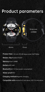 2023 nouveauté montres de sport en plein air CK45 multi-fonction BT appel montre intelligente <span class=keywords><strong>AK45</strong></span> K56 Pro Mode multi-sport montre intelligente - Product Image 6