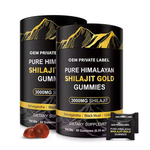 Oem Hot Sale Shilajit Gummies Beste Pre-Workout Pure Himalaya Shilajit Gold Gummies 3000mg voor Energie en Immuunondersteuning - Product Image 1