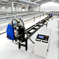 Mini découpeuse de tuyau de laser de commande numérique par ordinateur/découpeuse de tube de commande numérique par ordinateur de vente d'usine 1500w