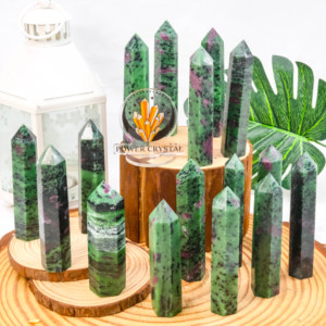 Venta al por mayor de piedras de cuarzo curativas amatista mezcla de materiales a granel varita de cuarzo natural torre de cristal - Product Image 2