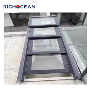 نوافذ سقفية أوتوماتيكية من الألمنيوم والزجاج من ريتشوشن، نوافذ كهربائية قابلة للسحب للطوابق السفلية - Product Image 4