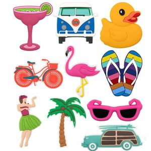 2025 Neue große EVA Strandkorb-Tasche Bogg Bag Zubehör-Einsätze Ersatz Strand Reise Schmetterlings-Dekorationsanhänger - Product Image 5