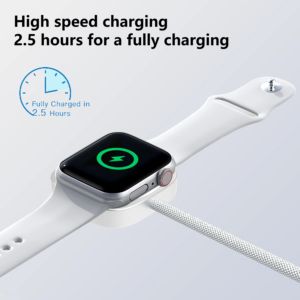Cargador Magnético USB Tipo C Inalámbrico Portátil WISESIR Square 3W para iWatch, Compatible con Todos los Modelos de <span class=keywords><strong>Apple</strong></span> <span class=keywords><strong>Watch</strong></span> - Product Image 2