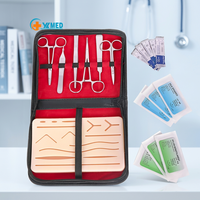 Kit de formation aux sutures chirurgicales avec peau simulée en silicone pour la formation aux compétences de suture médicale CE/ISO