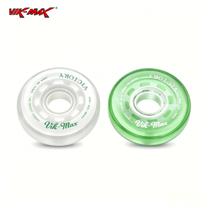 Roues de hockey en ligne double couche Pro Goalie SHR par Vik Max, disponibles en gros, accessoires de hockey nouvelle conception très demandés - Product Image 1