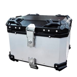 Vente en gros de coffre/boîte de rangement universel en alliage d'aluminium pour moto - Product Image 1