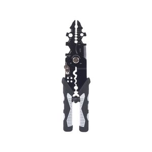 Industrial <b>Wire</b> Crimper 10 Awg Steel Black Oxide Soft Grip Handle Front Entry <b>Crimping</b> <b>Tool</b> - Product Image 1