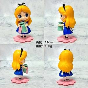 Figura de Juguete de Princesa Versión Q, 8 Estilos, Figuras de Princesas Blancanieves, Sirenita, Bella, <span class=keywords><strong>Cenicienta</strong></span>, Muñeca Frozen, Figura de Acción - Product Image 3