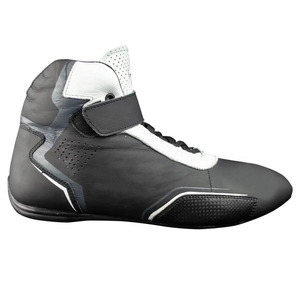 High Quality Professional Made Leather Durable Go Kart Racing Shoes Custom Men's Racing Go-Kart <b>Boots</b> Made In Pakistan - Product Image 5