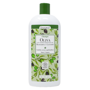 Shampooing Bio Drasanvi 500 ml Ecocert, huile d'olive biologique, soin capillaire liquide, nourrissant, hydratant, lissant, antipelliculaire - Product Image 1