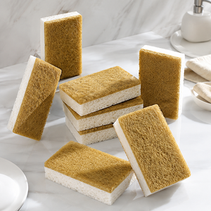Productos Ecológicos, Esponja de Celulosa de Coco para Lavar Platos, Herramientas de Limpieza para el Hogar, Accesorios de Cocina, Estropajo Ecológico - Product Image 5