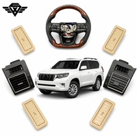 Kit intérieur pour Toyota Land Cruiser Prado LC150 J150 2009-2023 Volant Tableau de bord Grille d'aération de toit Remplacement direct