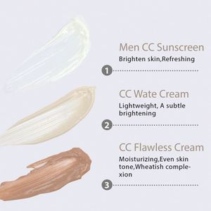 Kin tono ajuste <span class=keywords><strong>CC</strong></span> <span class=keywords><strong>SPF</strong></span> <span class=keywords><strong>50</strong></span> base naturaleza piel maquillaje hidratante cara protector solar corrector brillo BB crema - Product Image 5