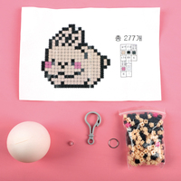 Éducatif bricolage à la main requin blocs de construction Kit enfants Science éducation jouets débutant famille jeu Puzzles porte-clés