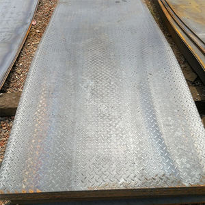 Tôles d'<span class=keywords><strong>acier</strong></span> carbone à motif damier de qualité supérieure S235JR S355JR SS400 ASTM A36, épaisseur 0,5 mm-3,0 mm, plaque d'<span class=keywords><strong>acier</strong></span> gaufrée personnalisée de qualité supérieure - Product Image 5