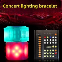 Concert Télécommande Lumière Commande Numérique Fluorescent Bracelet 15 Couleur Sangle Paillettes Bracelet pour Musique Promotionnel