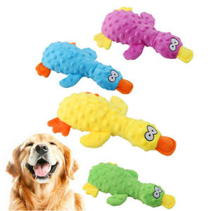 ของเล่นสัตว์เลี้ยงในบ้านทำจากยางลาเท็กซ์ เป็นมิตรกับสิ่งแวดล้อม มีเสียงกรอบแกรบ ของเล่นสุนัขแบบยัดไส้ ทนทาน ช่วยทำความสะอาดฟัน ของเล่นเสียงดังสำหรับลูกสุนัข ของเล่นดึงเล่นเพื่อความสนุก - Product Image 1