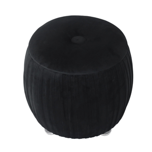 Elegante Pouf Rosa con Contenitore, Sgabello da Camera, Poggiapiedi, Seduta Imbottita - Product Image 3