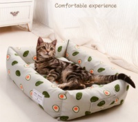 Kleines, mittleres und großes Hundebett, wasserdicht, abnehmbar, waschbar, Haustiermatte für Katzen und Hunde