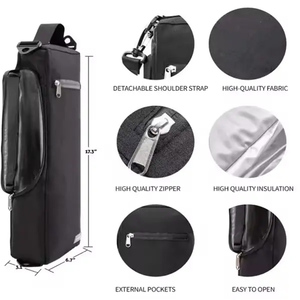 Sacs de <span class=keywords><strong>golf</strong></span> souples à bandoulière réglable avec 6 canettes de bière et 2 bouteilles de vin isolées Catégorie de produit Sacs isothermes - Product Image 3